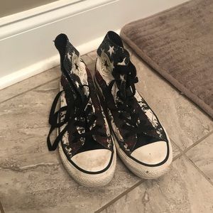 High Top American Flag Converse